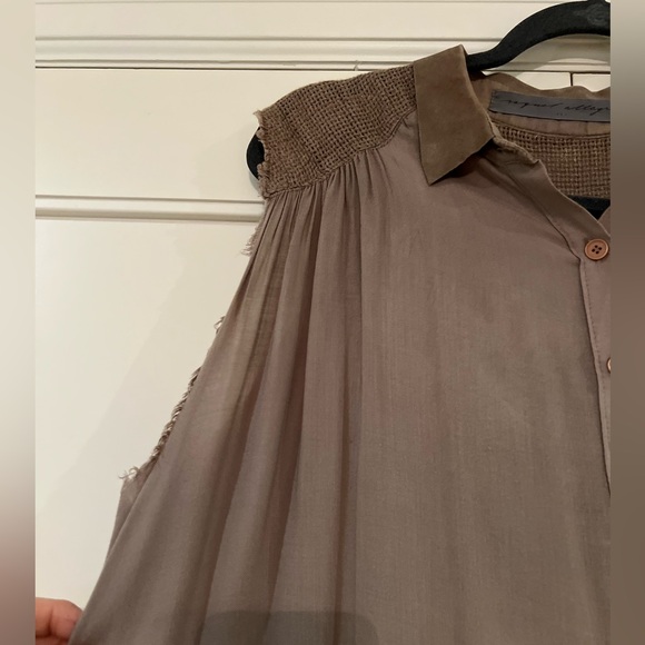 Raquel Allegra , Flowy, Sleeveless Top, Size M - Picture 10 of 11